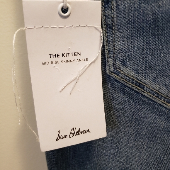Sam Edelman The Kitten Two Tone Jeans NWT Size 27 - Picture 5 of 13
